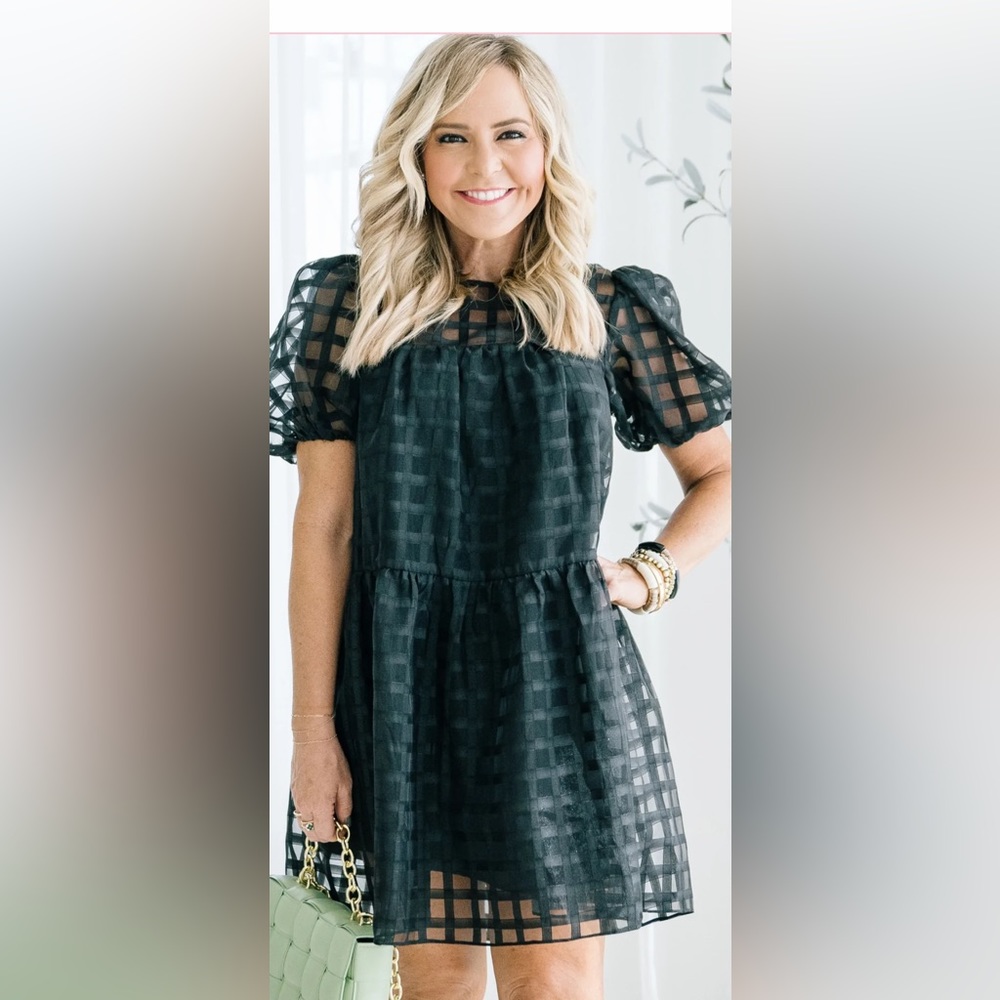 English Factory dress, size medium, black